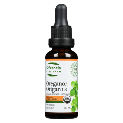 St Francis Herb Farm Oil 1:3 Wild Oregano Cough + Cold 30 ml, $83.30/100ml
