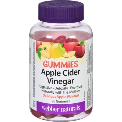 Webber Naturals Gummies Apple Cider Vinegar 90 ea, $0.21/1ea