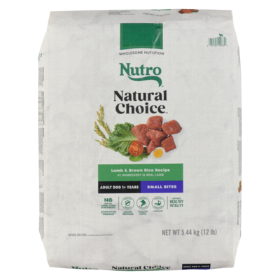 Nutro Lamb & Brown Rice Dog Food 5.44 kg, $0.92/100g
