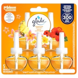 PlugIns Scented Oil Air Freshener 5 Refills, Hawaiian Breeze