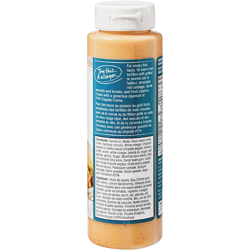 Chipotle Crema Sauce