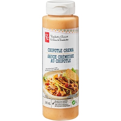 le Choix du Président Sauce crémeuse chipotle 245 ml, 1,42 $/100ml