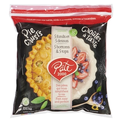 null Croûtes à tarte 8 po 1.35 kg, 0,85 $/100g