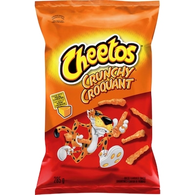 Cheetos Crunchy Cheese Flavoured Snacks 285 g, $1.93/100g