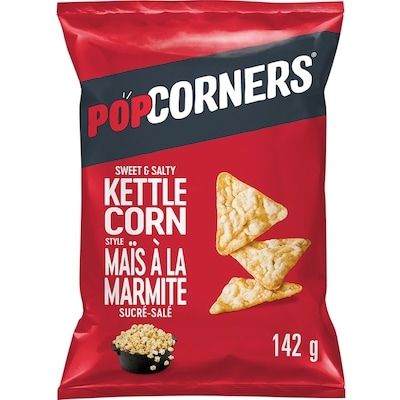 PopCorners Sweet & Salty Kettle Corn Style Flavoured Popped-Corn Chips 142g 142 g, $2.82/100g