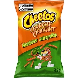 Cheetos Cheddar Jalapeño Crunchy Cheese flavoured Snacks 285 g, $1.23/100g