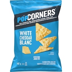 PopCorners White Cheddar Flavoured Popped-Corn Chips - 142 g