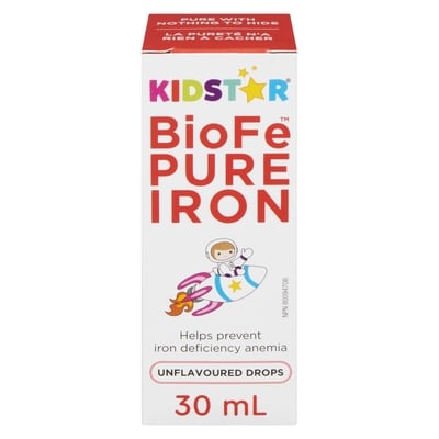 Kidstar Pure Iron Unflavoured Drops 30 ml, $109.97/100ml
