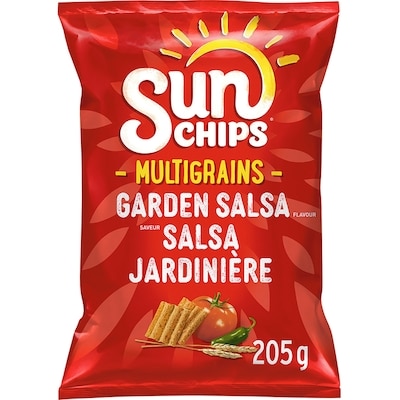 Sun-Chips Collations multigrains Saveur Salsa jardinière 205g 205 g, 2,43 $/100g