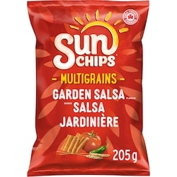 Sun-Chips Collations multigrains saveur Salsa jardinière 205 g, 1,22 $/100g