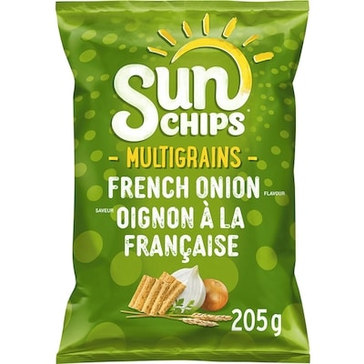 Sun-Chips Collations multigrains Saveur Oignon à la française 205g 205 g, 2,68 $/100g