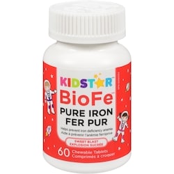Pure Iron Sweet Blast 60 Chewable Tablets