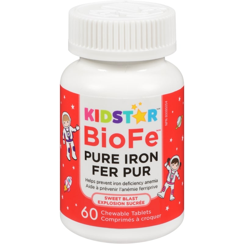 Pure Iron Sweet Blast 60 Chewable Tablets