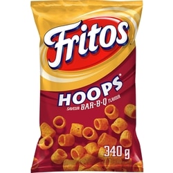 Fritos Croustilles de maïs Hoops Saveur Bar-B-Q 340g 340 g, 1,47 $/100g