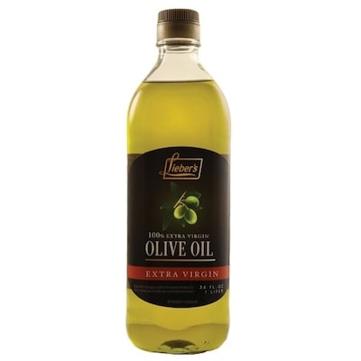 Lieber’s Huile d'olive extra vierge (verre) 1 l, 5,00 $/100ml