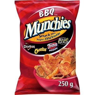 Munchies BBQ Flavour Snack Mix 250g 250 g, $1.72/100g