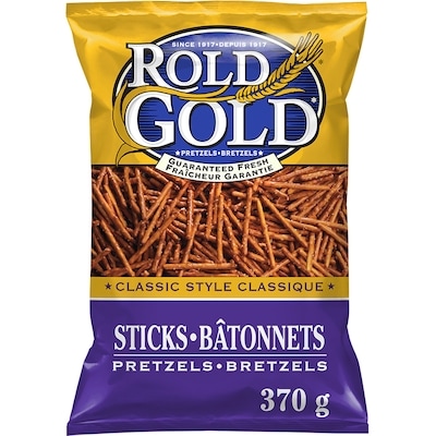 Frito-Lay Bâtonnets de bretzels Style classique 370g 370 g, 1,16 $/100g