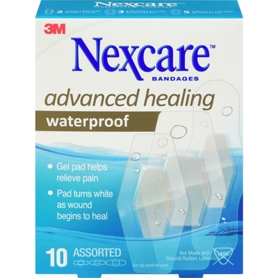 Nexcare Advanced Waterproof Bandages 10 ea, $0.85/1ea