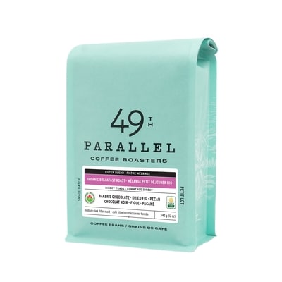 49th Parallel Organic Breakfast Roast 340 g, $7.35/100g