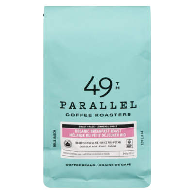 49th Parallel Organic Breakfast Coffee 340 g, $7.35/100g
