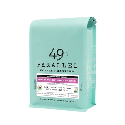 49th Parallel Mélange Petit Dé Jeuner Bio 340 g, 6,47 $/100g