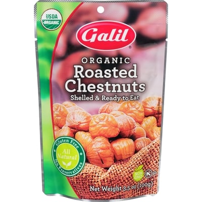 Galil Organic Roasted Chestnuts 100 g, $3.99/100g
