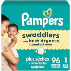 Swaddlers Newborn Diaper Size 1 96 Count