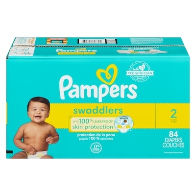 Pampers Swaddlers Diaper Size 2 84 Count 84 ea, $0.39/1ea