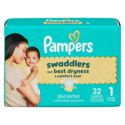 Pampers Swaddlers Newborn Diaper Size 1 32 Count 32 ea, $0.52/1ea