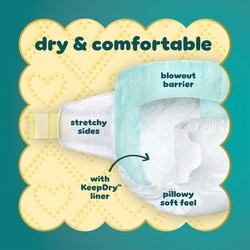 Pampers Swaddlers Diapers, Size S1, 32 Count - 32 ea | No Frills