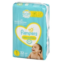 Pampers Swaddlers Newborn Diaper Size 32 Count 32 ea Zehrs