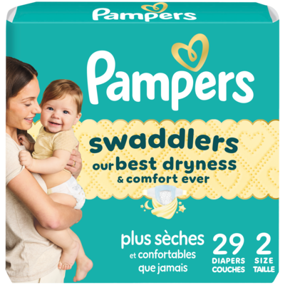Pampers Swaddlers Diapers Size 2 29 Count 29 ea, $0.57/1ea