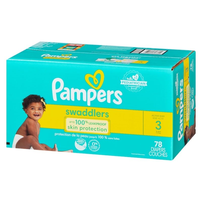 Swaddlers Active Baby Diaper Size 3 78 Count