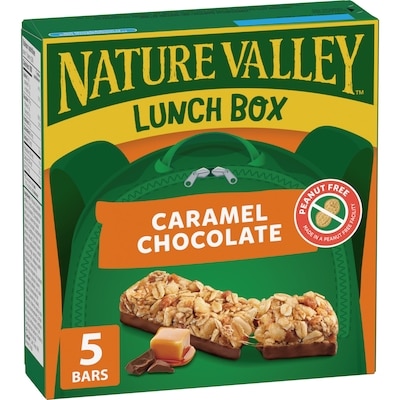 Nature Valley Lunchbox Granola Bars, Caramel Chocolate, Kids Snacks, 5 ct 130 g, $2.88/100g