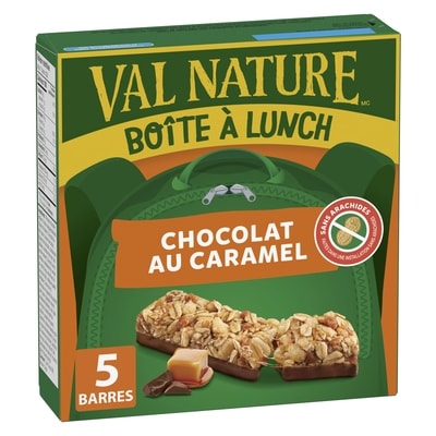 Nature Valley Boîte à Lunch, Caramel et Chocolat, Collation pour Enfants, 5 Barres 130 g, 3,45 $/100g