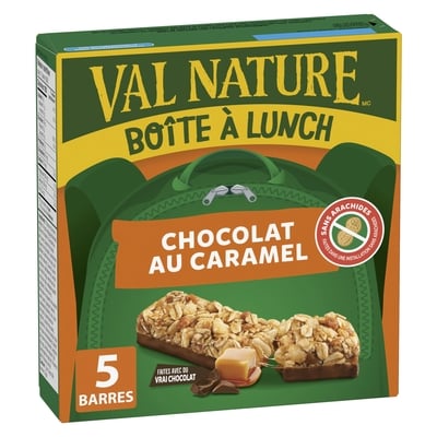 Nature Valley Boîte à Lunch, Caramel et Chocolat, Collation pour Enfants, 5 Barres 130 g, 3,07 $/100g