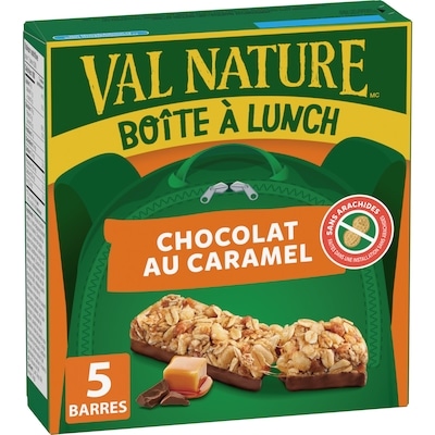 Nature Valley Boîte à Lunch, Caramel et Chocolat, Collation pour Enfants, 5 Barres 130 g, 2,88 $/100g