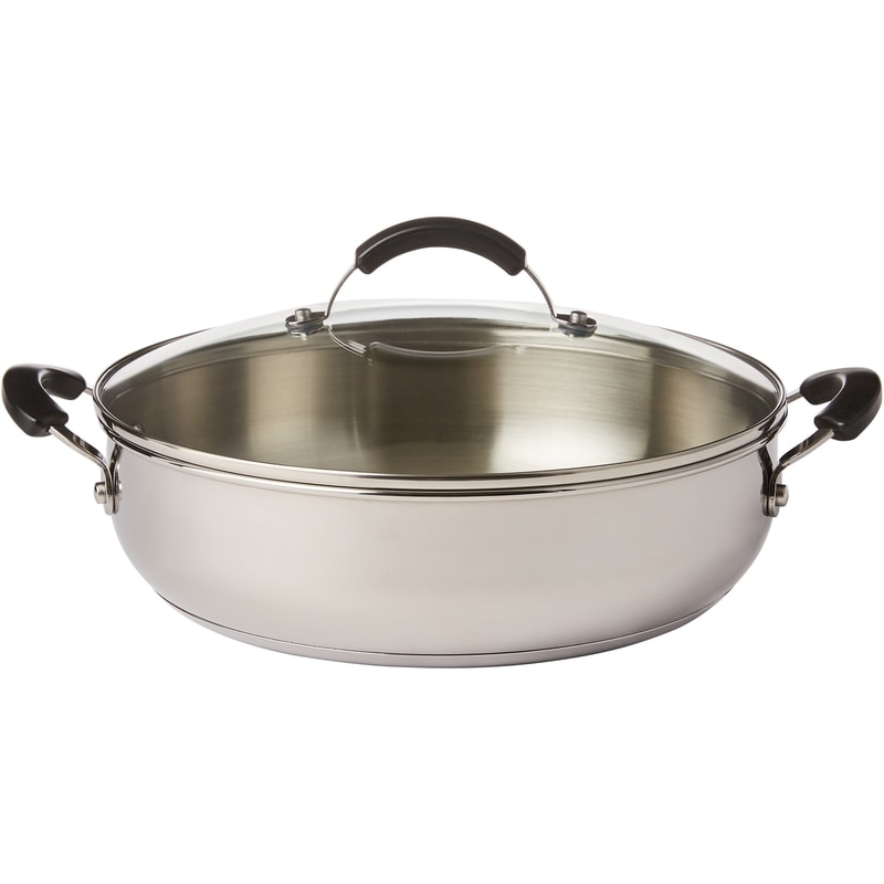 Stainless Steel Saucepan with Tempered-Glass Lid