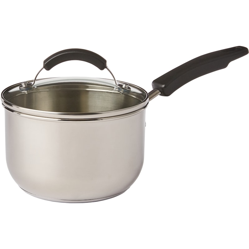 Stainless Steel Saucepan with Tempered-Glass Lid