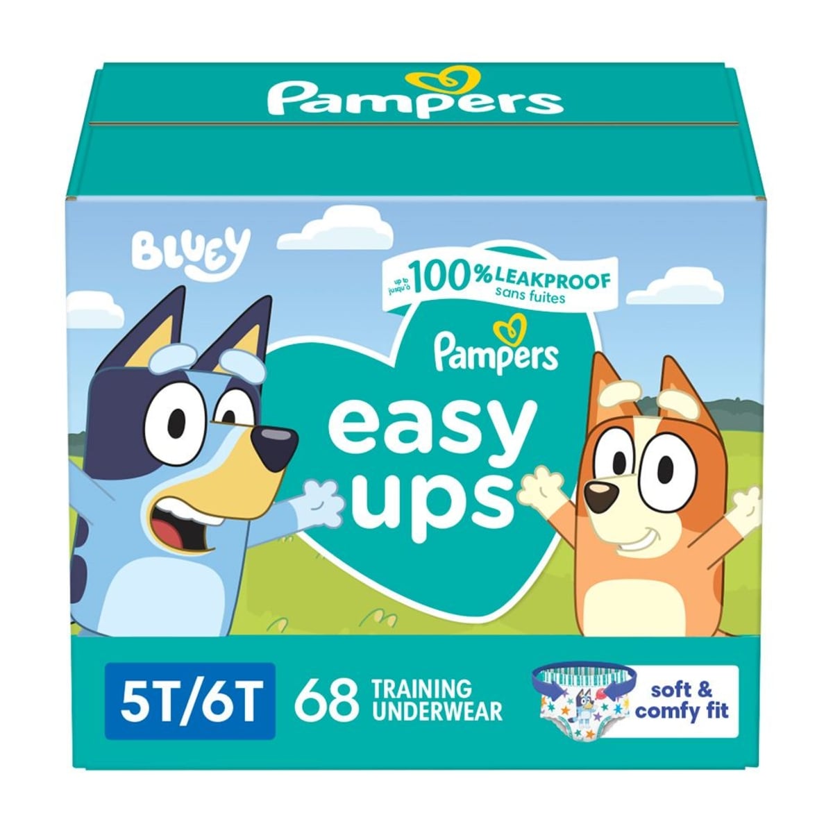 Pampers Easy Ups Training Underwear Boys Size 7 5T6T 68 Count 68 ea, $0.63/1ea