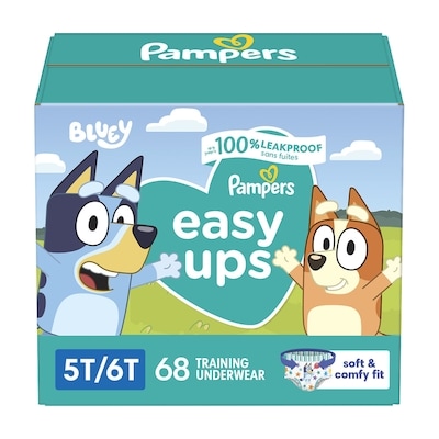 Pampers Easy Ups Training Underwear Boys Size 7 5T6T 68 Count 68 ea, $0.59/1ea