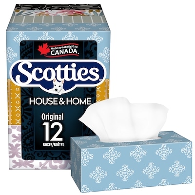 Scotties Original Facial Tissue 12 Pack 12 ea, $1.75/1ea