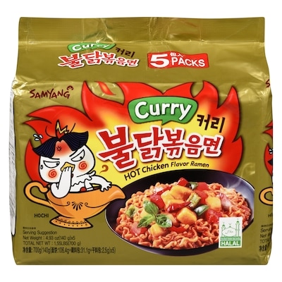 null Hot Chicken Flavor Ramen Curry 700 g, $1.26/100g