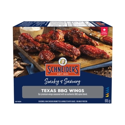 Schneiders Texas BBQ Chicken Wings 615 g, $1.63/100g