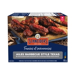 Schneiders Ailes de poulet barbecue style Texas 615 g, 2,44 $/100g