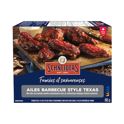 Schneiders Ailes de poulet barbecue style Texas 615 g, 2,44 $/100g