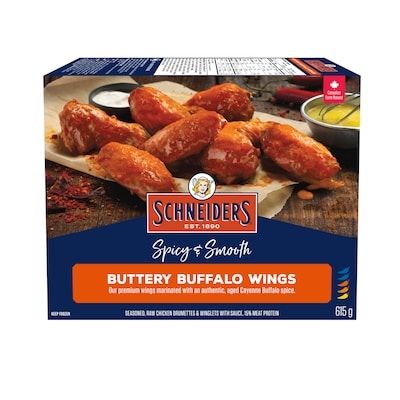 Schneiders Buttery Buffalo Chicken Wings 615 g, $1.63/100g