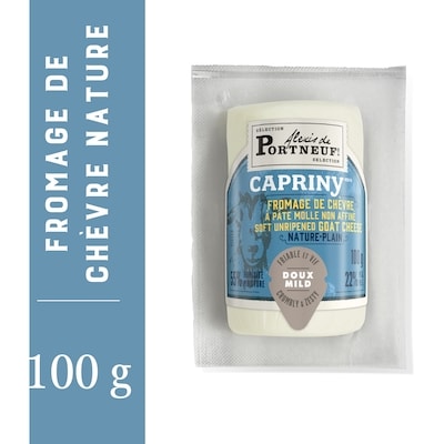 Alexis de Portneuf Fromage de chèvre Capriny nature 100 g, 6,79 $/100g