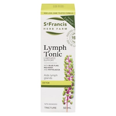 St Francis Herb Farm Tincture Lymph Tonic Detox 50 ml, $49.98/100ml