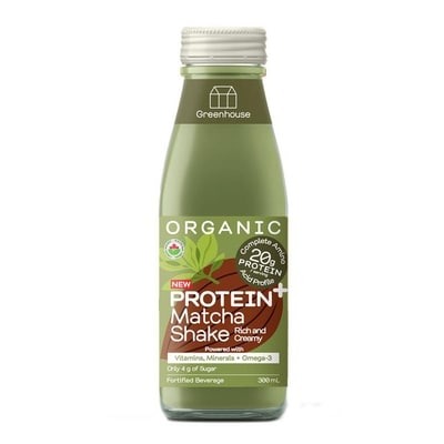 Greenhouse Organic Shake Matcha Brekky 300 ml, $2.33/100ml